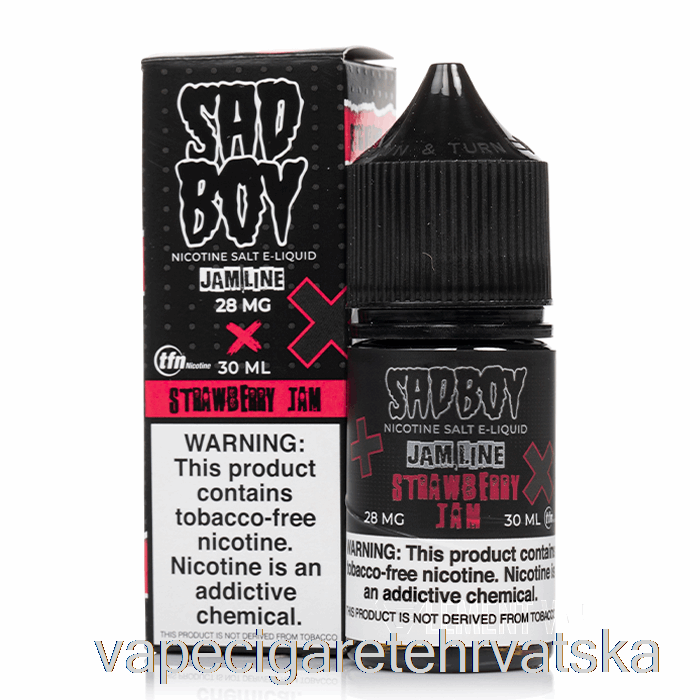 Vape Cigarete Džem Od Jagoda - Sadboy Soli - 30ml 28mg